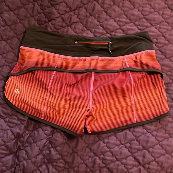 Gently worn Lululemon Speed Shorts - Picture 2 of 4